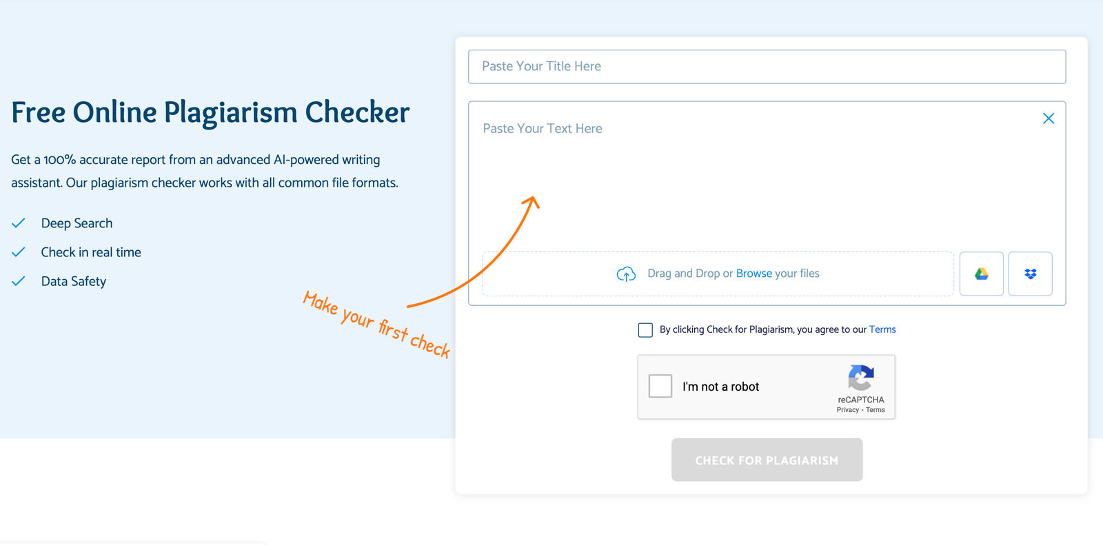 Plagiarism Checker